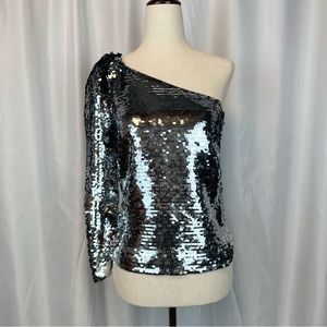 Veronica Beard Lantana Sequin Top Size 0